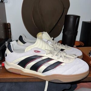 adidas Predator Mundial SN Sneakers - White, Black & Burgundy